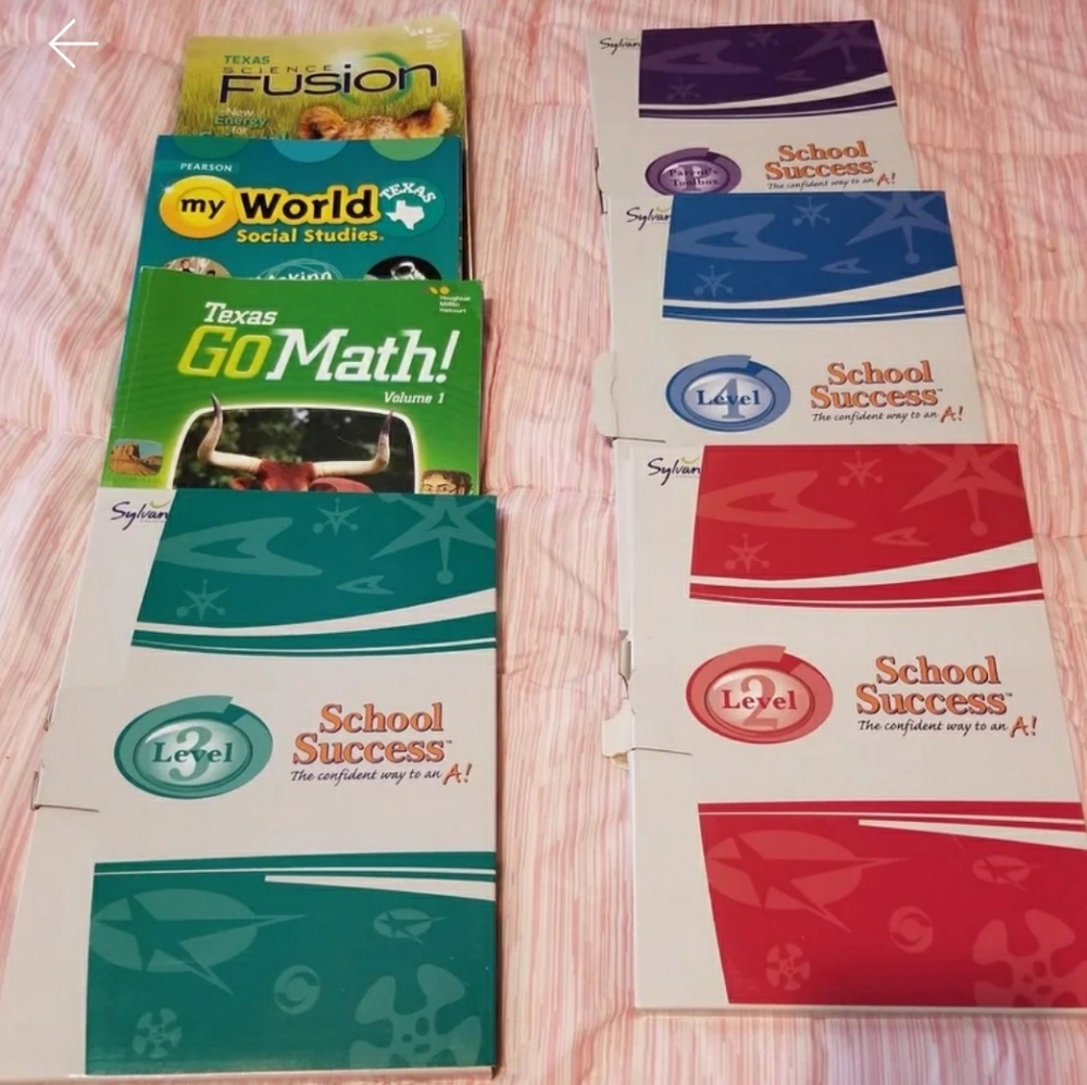 Sylvan Learning Books & discs